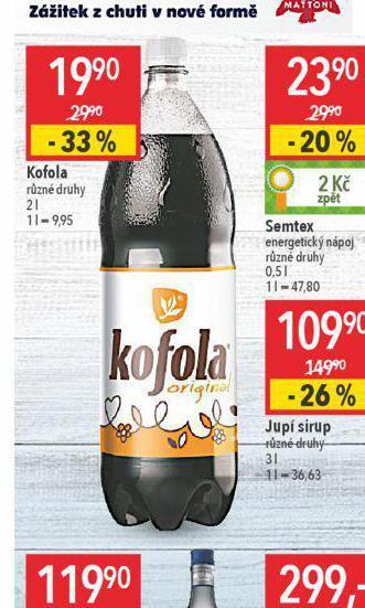 Globus Kofola 2l nabídka