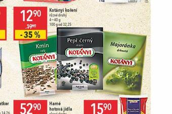 Globus Kotányi koření nabídka