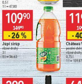 Globus Jupí sirup nabídka