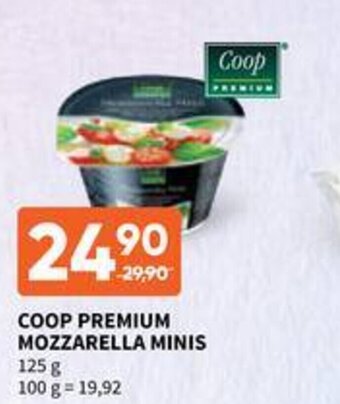 Terno Coop Premium Mozzarella Minis nabídka