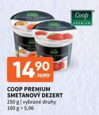 Terno Coop Premium Smetanový Dezert nabídka
