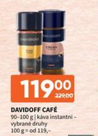 Terno Davidoff Café nabídka