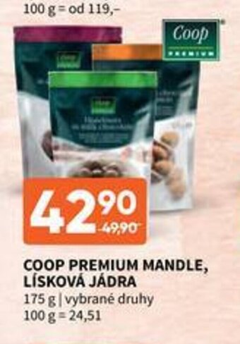 Terno Coop Premium Mandle, Lísková Jádra nabídka