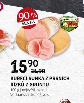 Terno Kuřecí šunka z prsních řízků nabídka