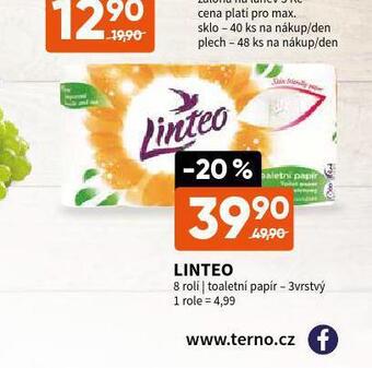 Terno Linteo toaletní papír nabídka