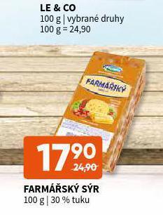 Terno Farmářský sýr nabídka
