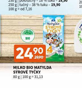 Terno Milko bio matylda sýrové tyčky nabídka