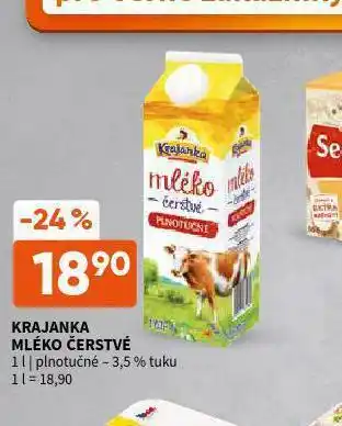 Terno Krajanka mléko čerstvé 3,5% nabídka