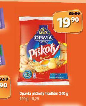 Terno Opavia piškoty tradiční nabídka