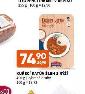 Terno Kuřecí katův šleh s rýží nabídka