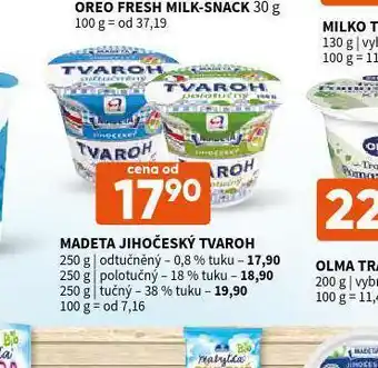 Terno Madeta jihočeský jogurt odtučněný nabídka