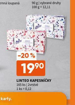 Terno Linteo kapesníčky nabídka