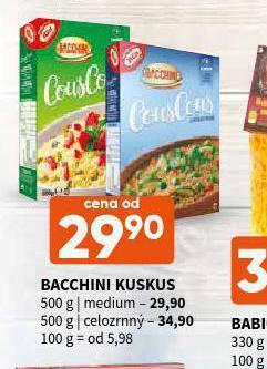 Terno Bacchini kuskus medium nabídka