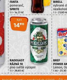 Terno Pivo radegast rázná 10 nabídka