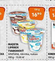 Terno Madeta lipánek tvarohový nabídka
