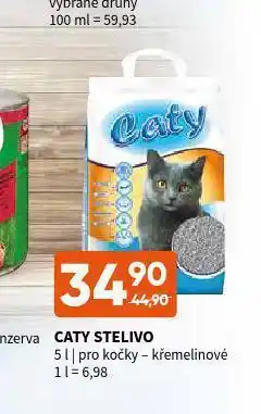 Terno Caty křemelinové stelivo pro kočky nabídka