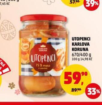Penny Market Utopenci karlova koruna nabídka