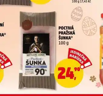 Penny Market Poctivá pražská šunka nabídka