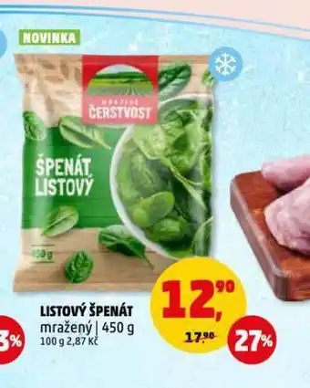 Penny Market Litový špenát nabídka