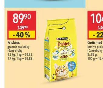 Globus Friskies granule pro kočky nabídka