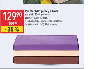 Globus Prostěradlo jersey a froté nabídka
