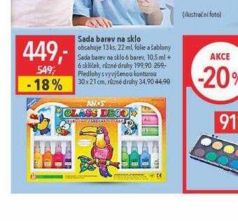 Globus Sada barev na sklo nabídka