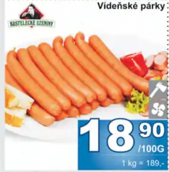 Jip Videnské párky 100g nabídka