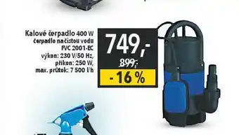 Kalové čerpadlo 400 w