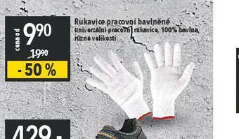 Globus Rukavice pracovní bavlněné nabídka