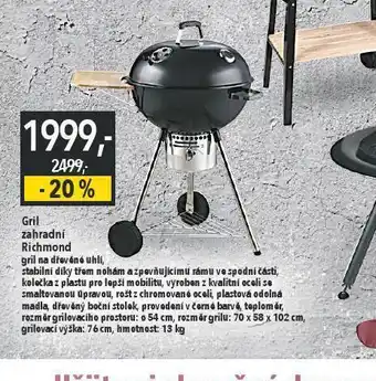 Globus Gril zahradní richmond nabídka