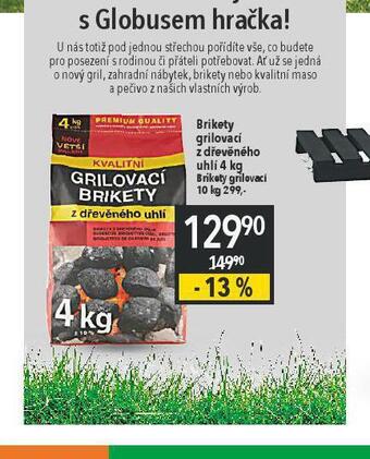 Globus Brikety grilovací z dřevěného uhlí nabídka