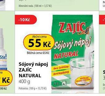 Dr. Max Sójový nápoj zajíc natural nabídka