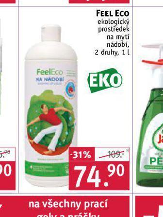 Rossmann Feel eco ekologický prostředek na mytí nádobí nabídka