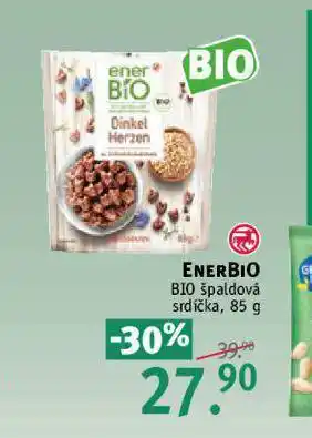 Rossmann Enerbio bio špaldová srdíčka nabídka