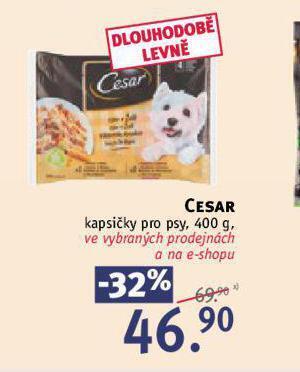 Rossmann Cesar kapsičky pro psy nabídka
