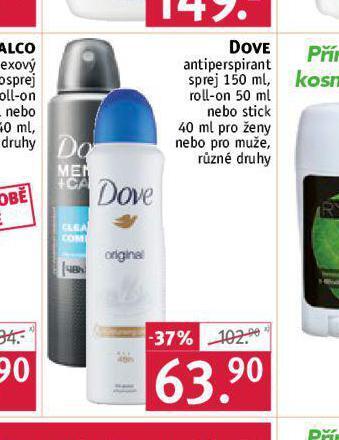 Rossmann Dove antiperspirant nabídka