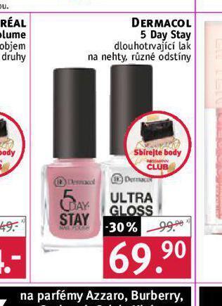Rossmann Dermacol lak na nehty nabídka