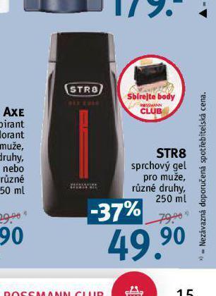 Rossmann Str8 sprchový gel nabídka