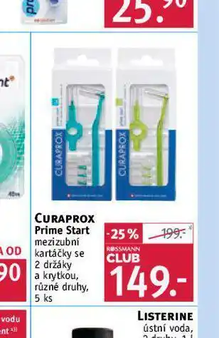 Rossmann Curaprox prime start mezizubní kartáčky nabídka