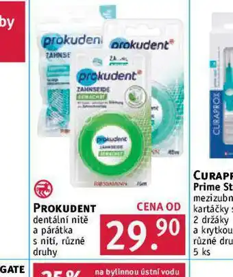 Prokudent dentální nitě a párátka