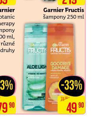 Teta Garnier fructis šampon nabídka