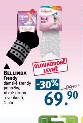 Rossmann Bellinda ponožky nabídka