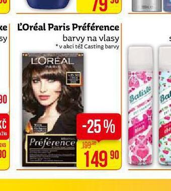 Teta Loreal paris préférence barva na vlasy nabídka