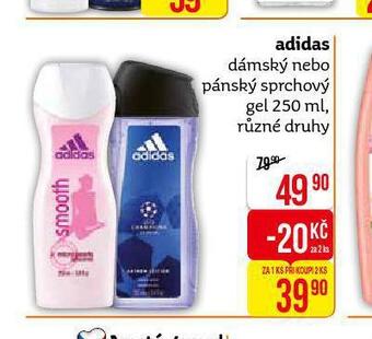 Teta Adidas sprchový gel nabídka