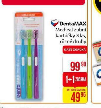Teta Dentamax medical zubní kartáčky nabídka