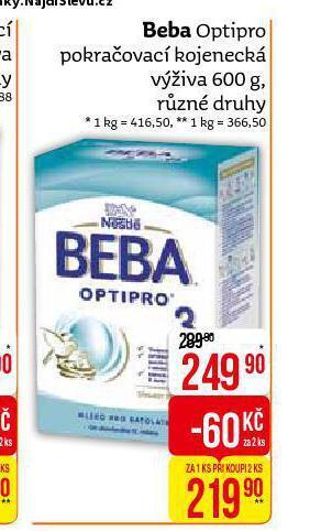 Teta Beba optipro pokračovací kojenecká výživa nabídka