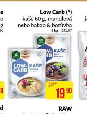 Teta Low carb kaše nabídka