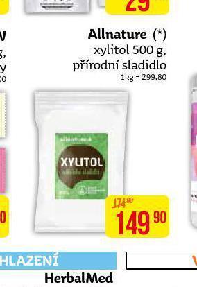 Teta Allnature xylitol přírodní sladidlo nabídka