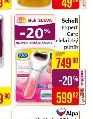 Scholl expert care elektrický pilník