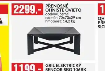 Baumax Přenosné ohniště ovieto nabídka